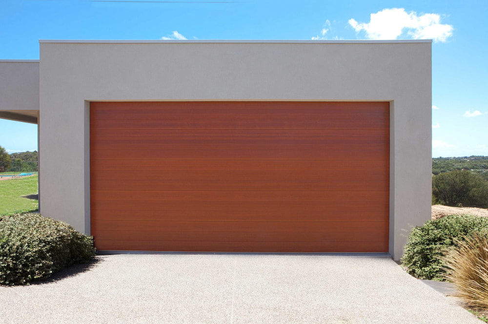 Abstract minimal background with floor door